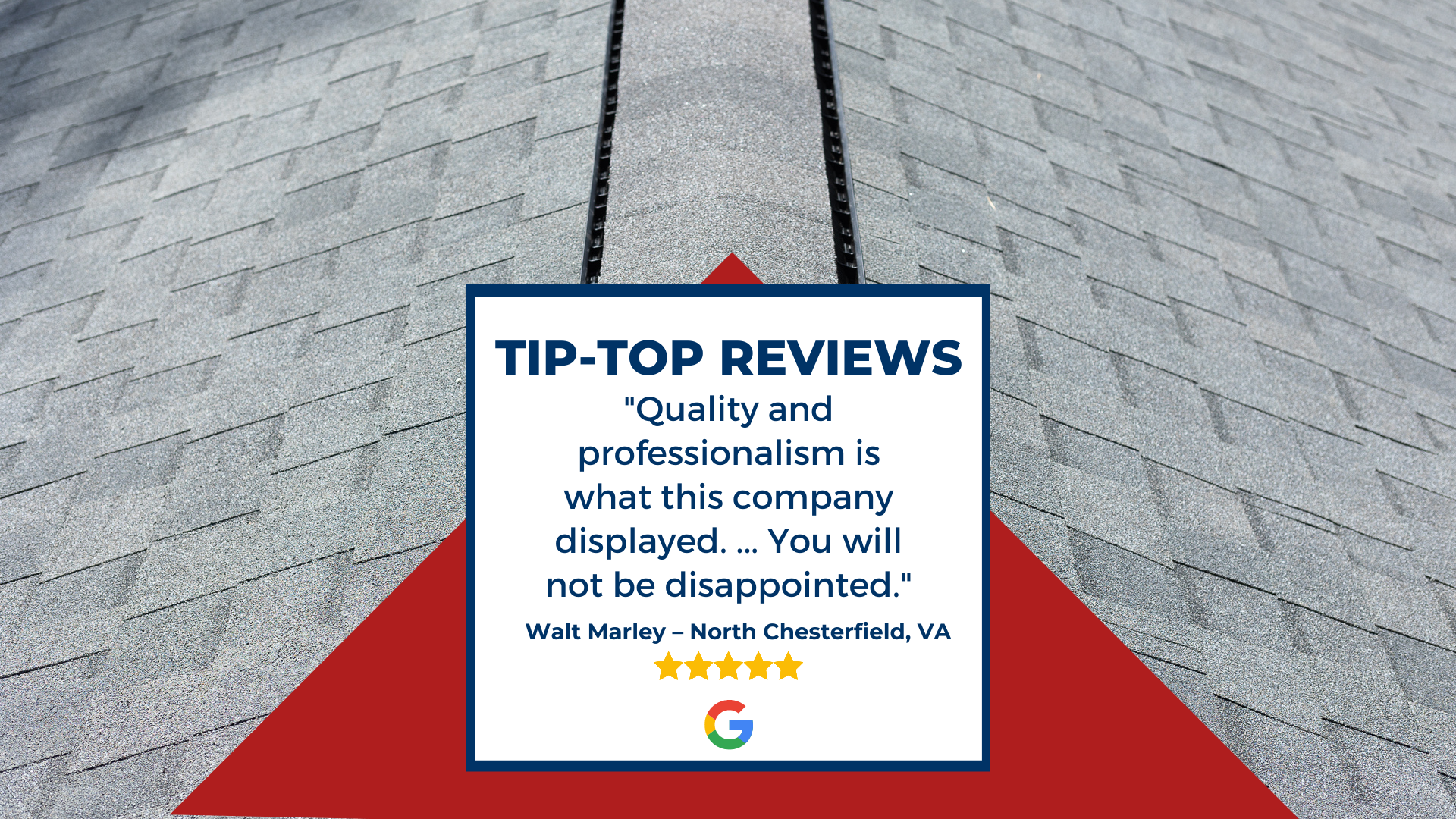 Client Google review: