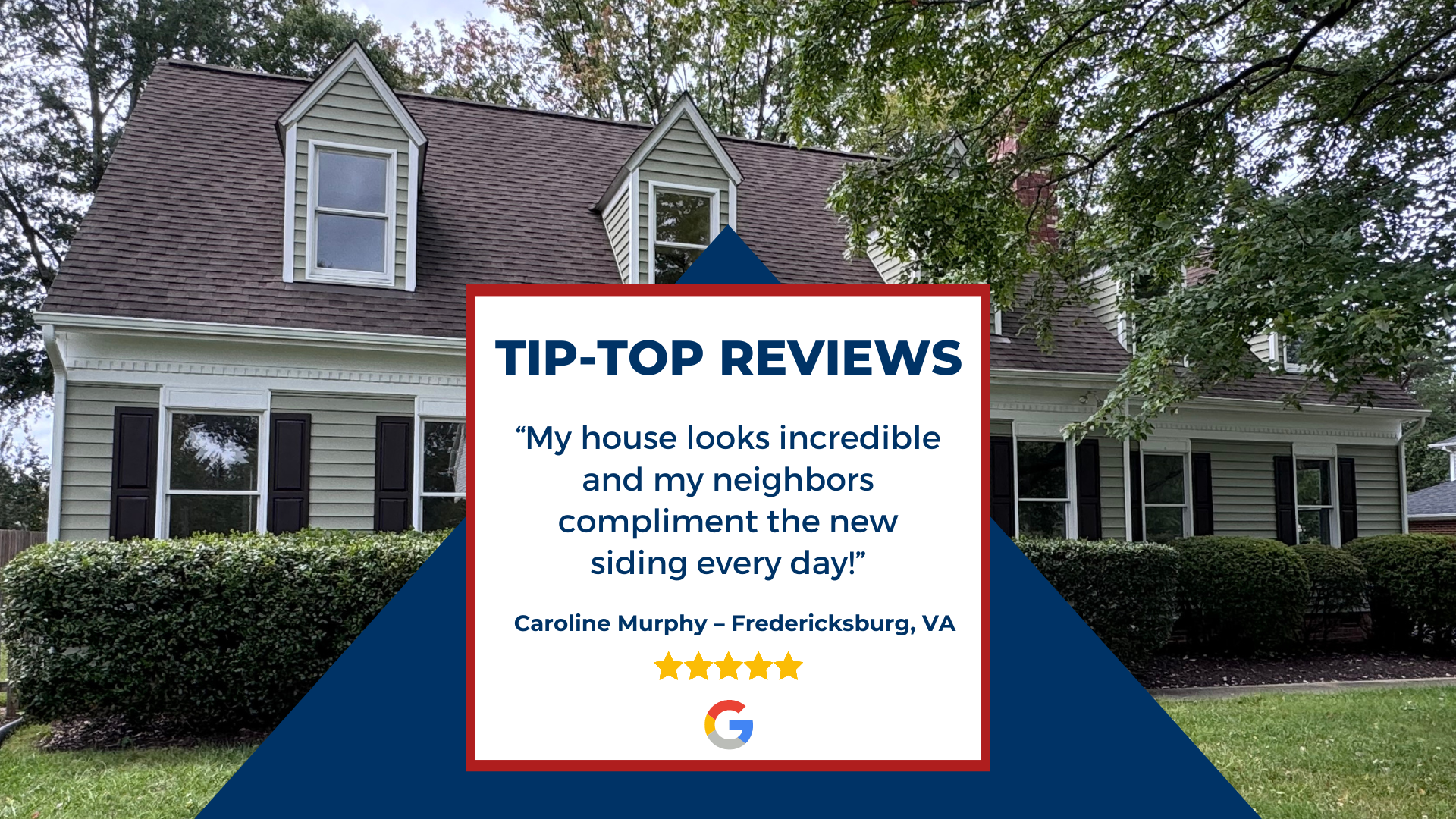 Client Google review: