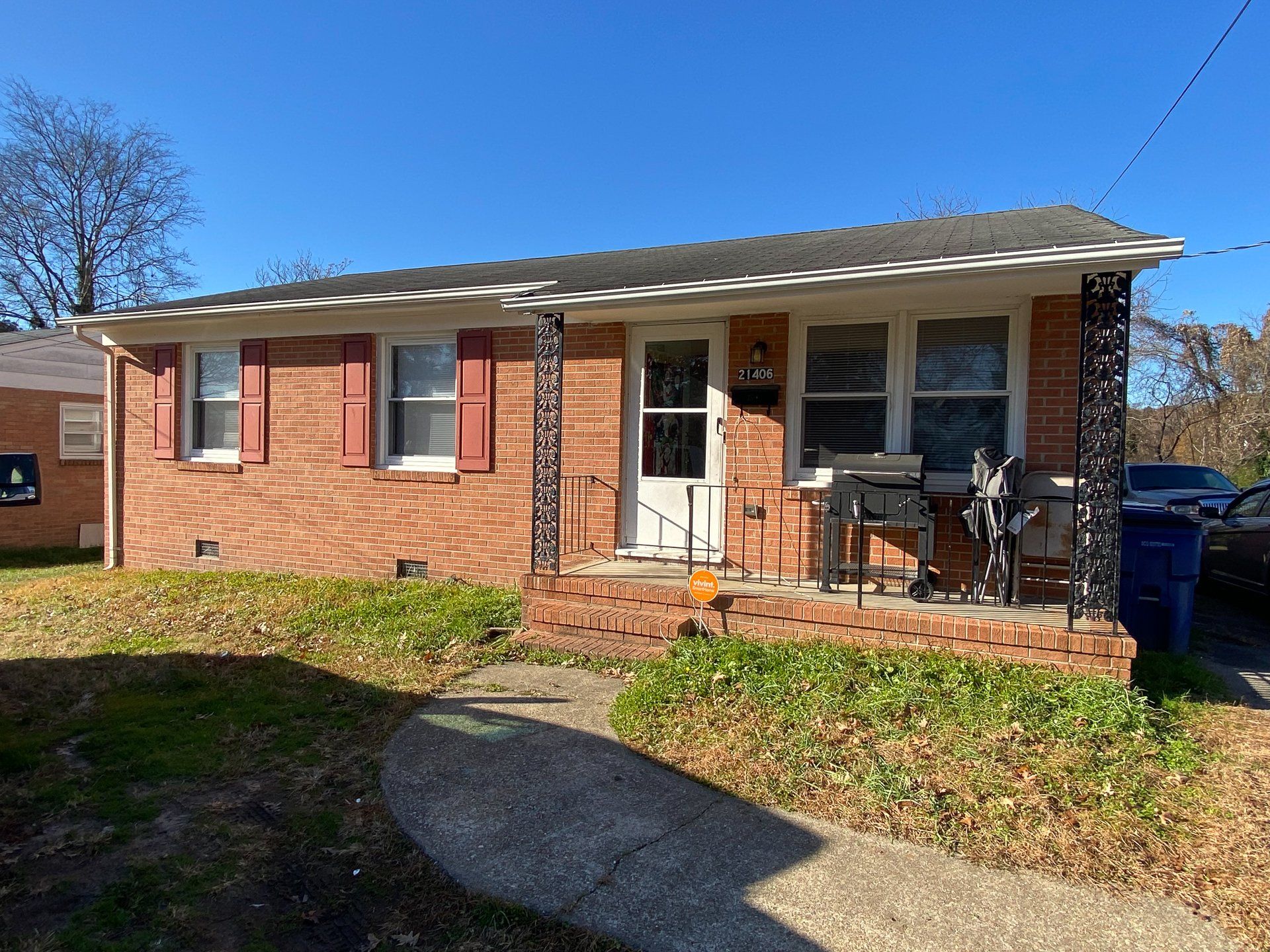 Image of front of home from a RETEX roof assessment in Petersburg VA 23803.