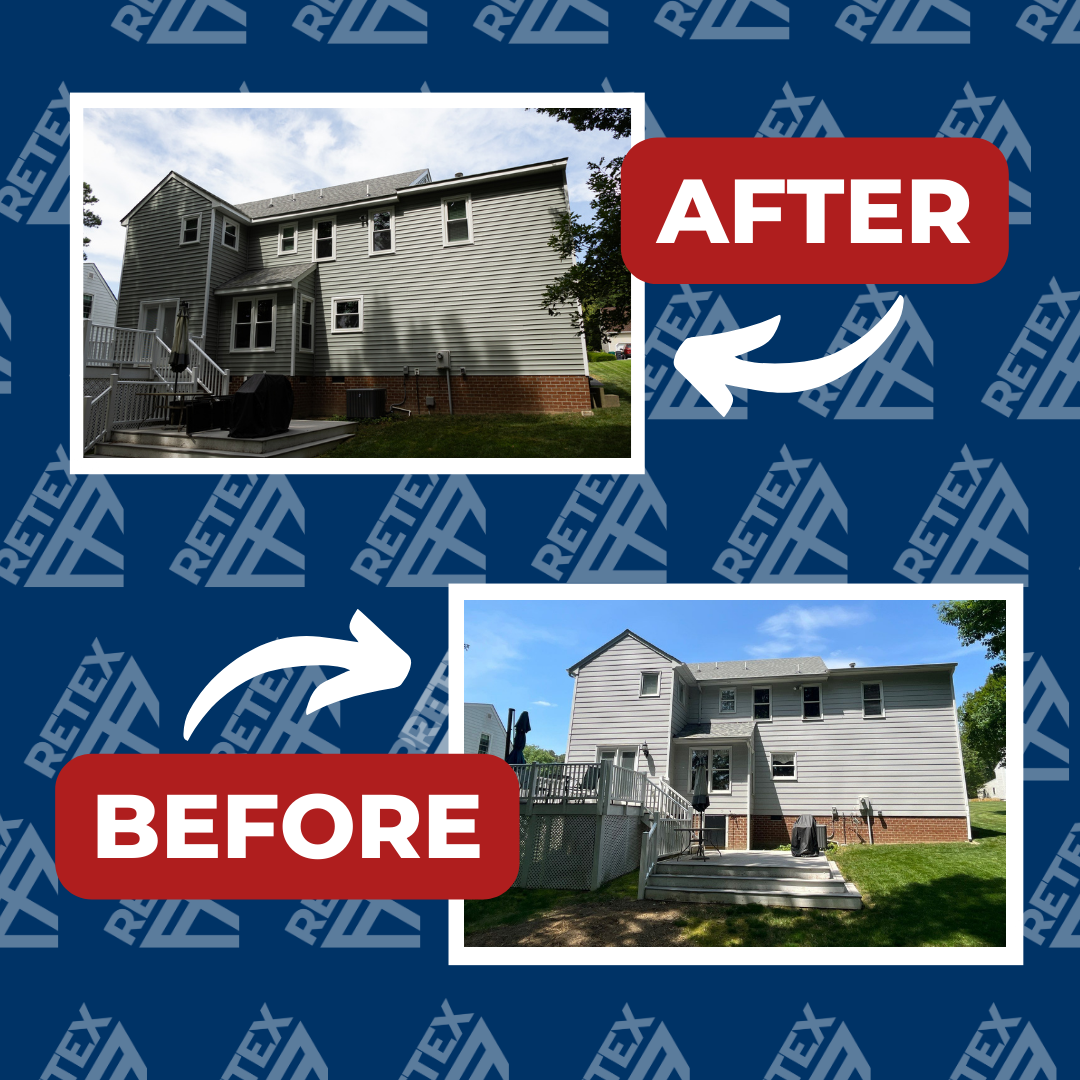Before after roof