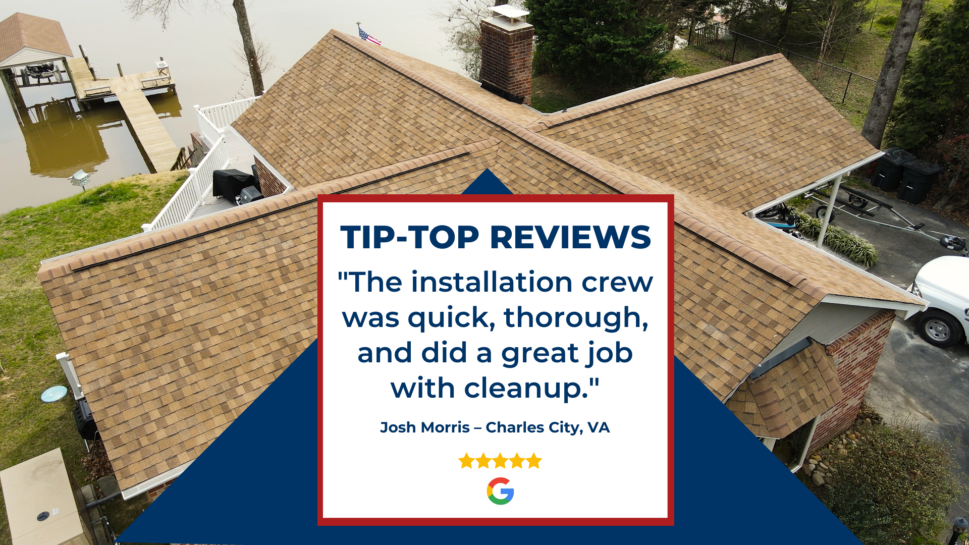 Client Google review: