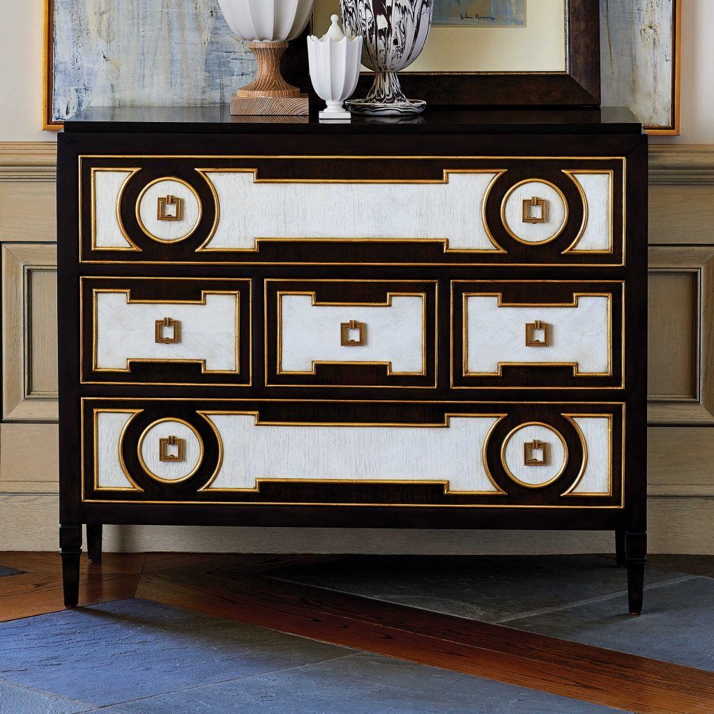 Art deco, 70's inspired chest of drawers