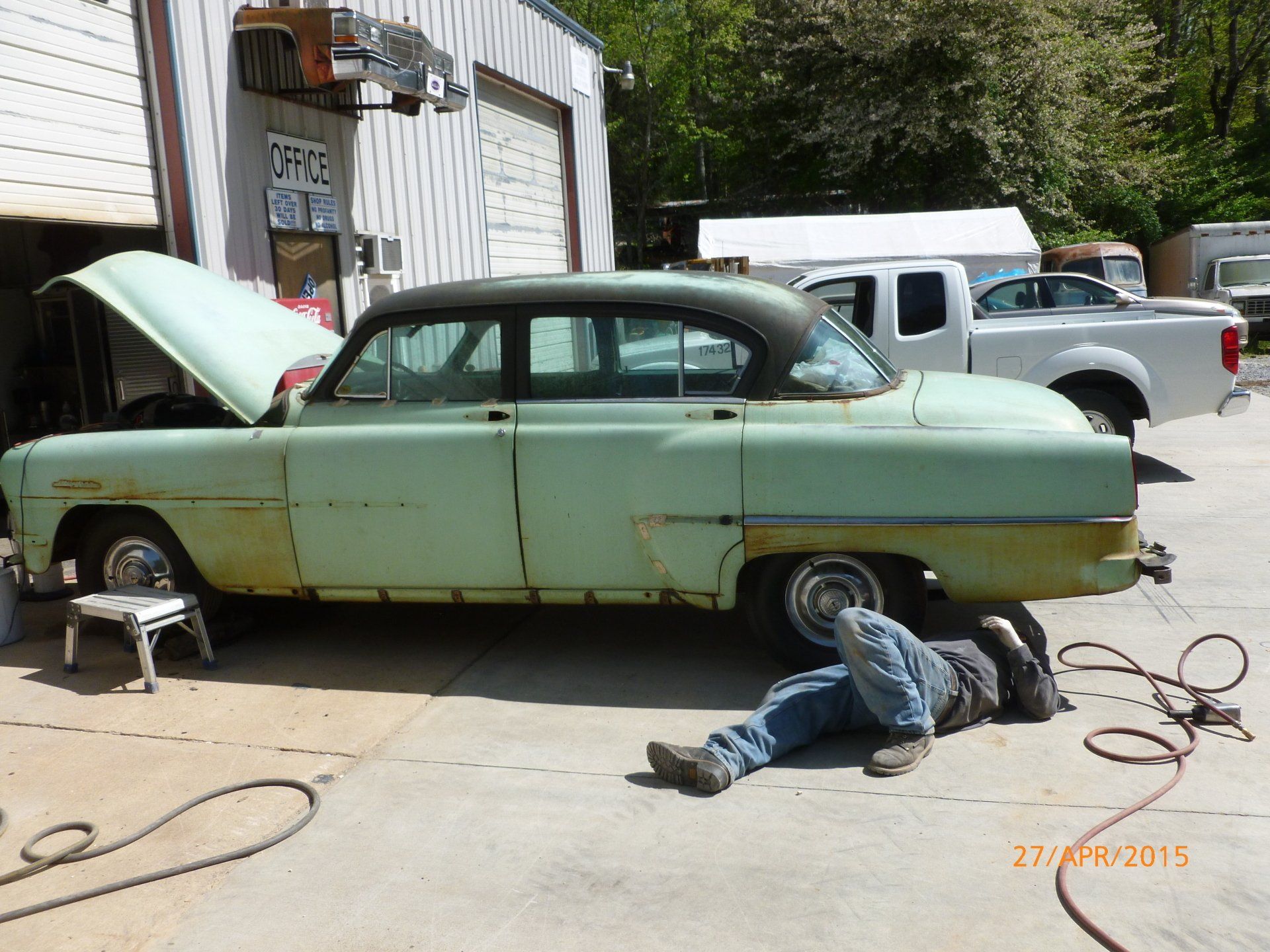 Mechanic Fixing The Car — Hendersonville, NC — Beal and Company