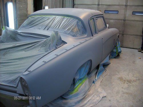 Painting 1953 Studebaker — Hendersonville, NC — Beal and Company