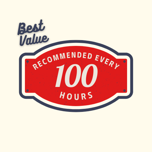 Graphic-Recommended Every 100 Hours Best Value