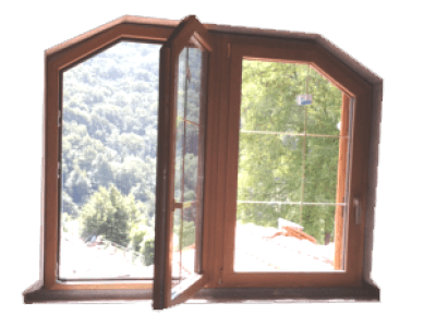 finestra in legno