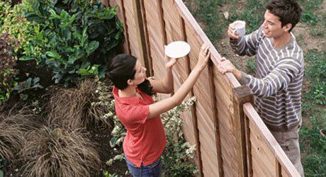 Fencing services on the wall