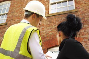 two contractors discussing