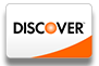 A white and orange discover logo on a white background.
