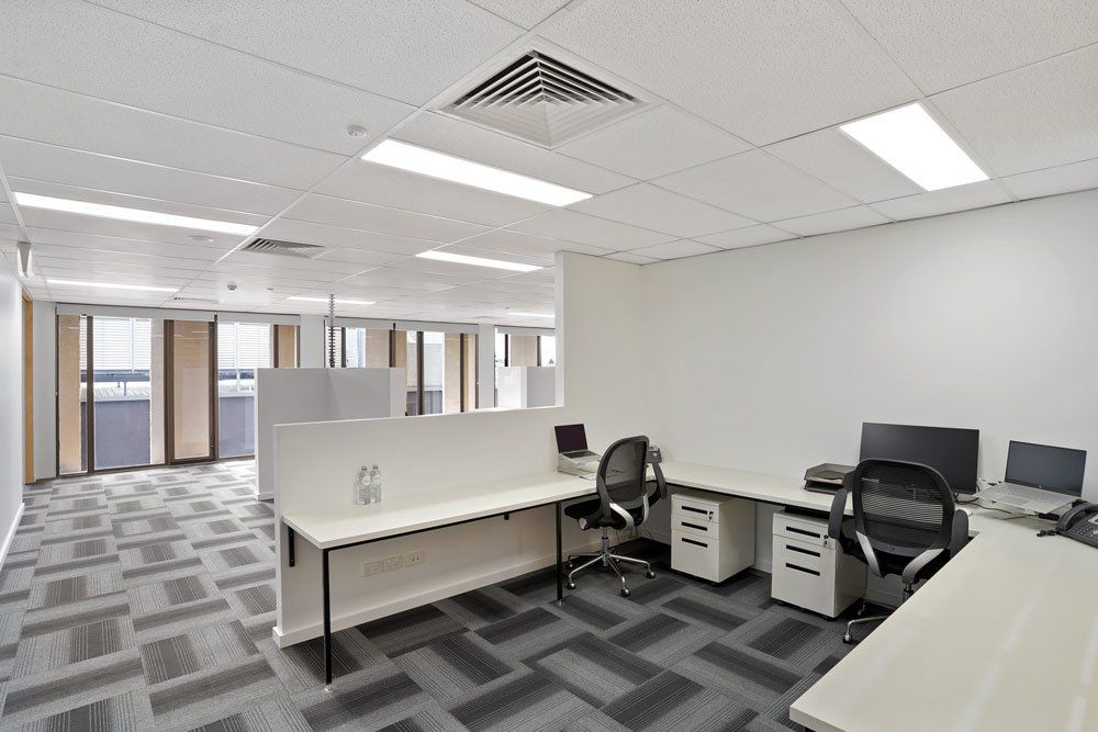 Office with Minimalist Style — Award-Winning Builders in Townsville, QLD