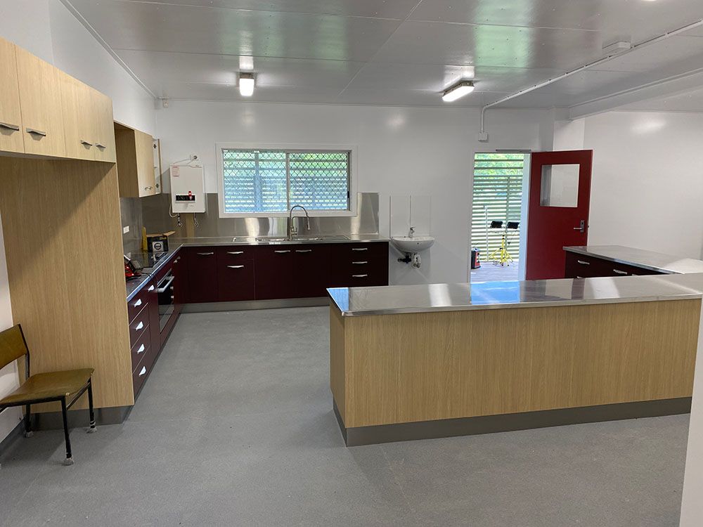 School Kitchen — Award-Winning Builders in Townsville, QLD