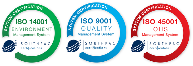 ISO 14001, ISO 9001 and ISO 45001 Certifications of Blanco Building | Builders Townsville