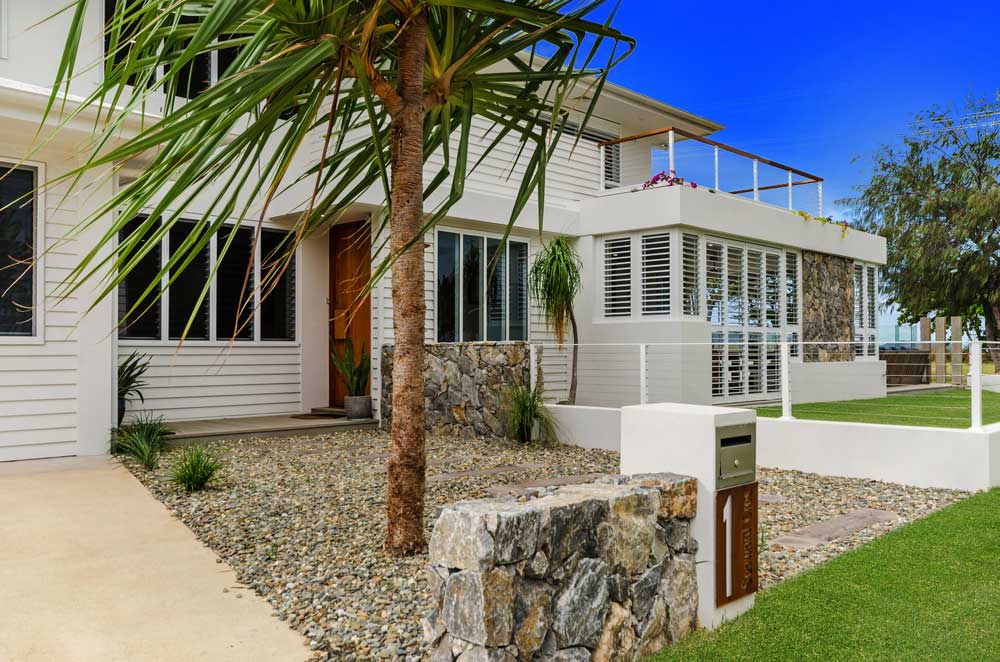 Pallarenda Beach House Garden Area — Award-Winning Builders in Townsville, QLD