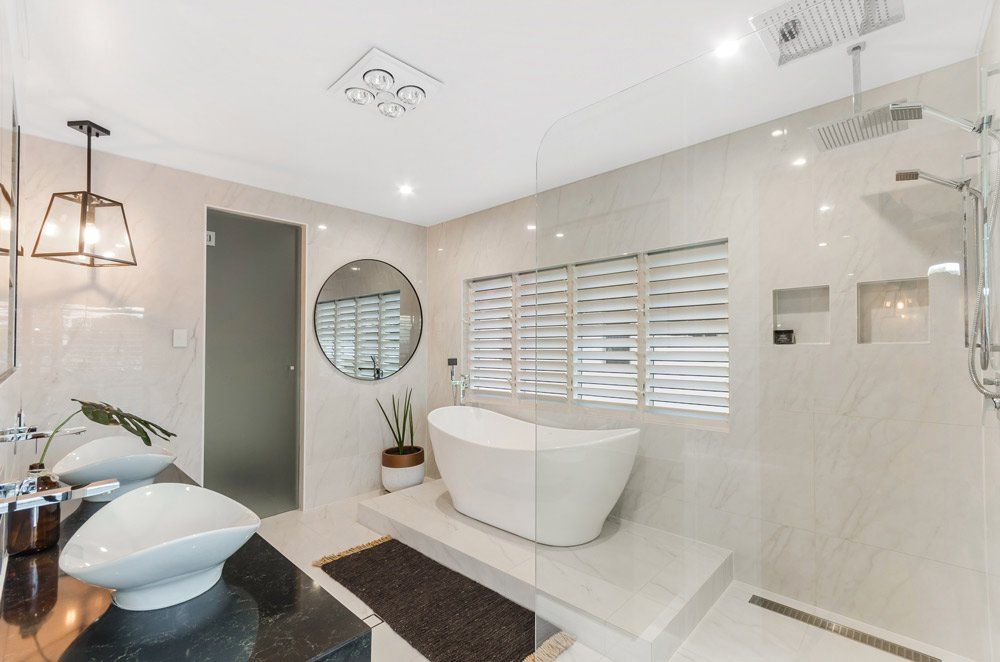 Pallarenda Beach House Bathroom Area — Award-Winning Builders in Townsville, QLD