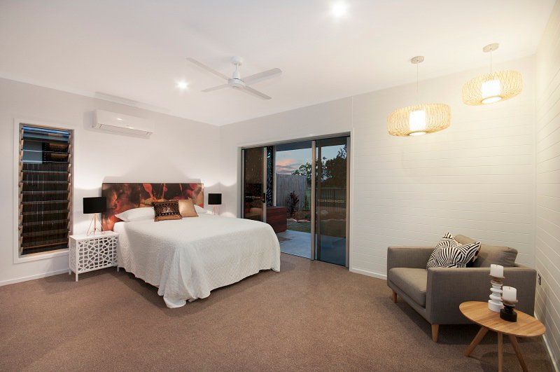 Fairways House Modern Bedroom — Award-Winning Builders in Townsville, QLD