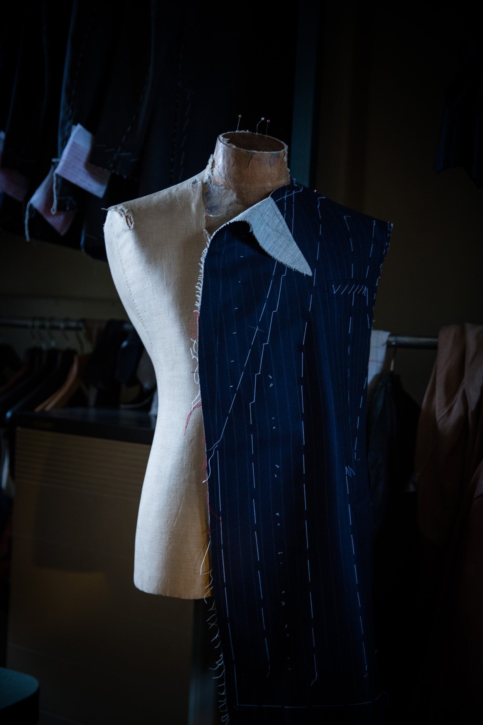 Another of Richard Shultz Image of a tailors dummy taken in store  for the new Stewart Christie & Co website