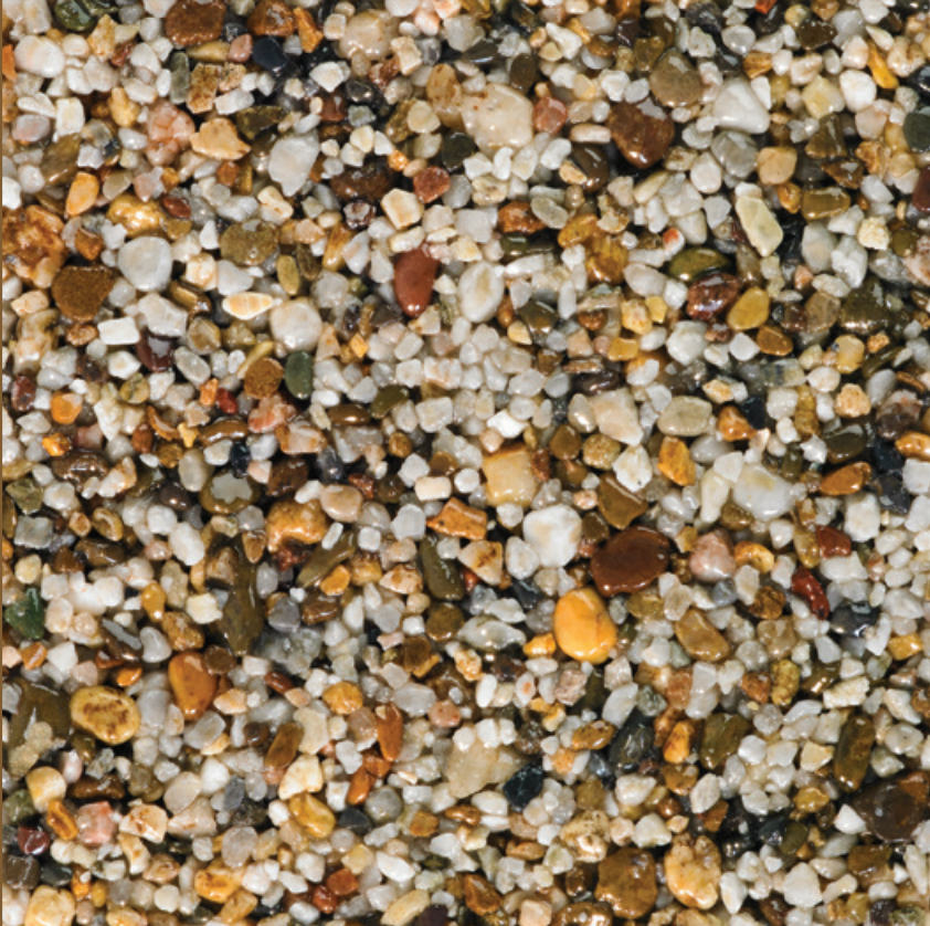 Golden pearl resin bound driveway colour option.