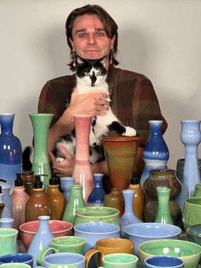 Unique sculpted pottery from Door County