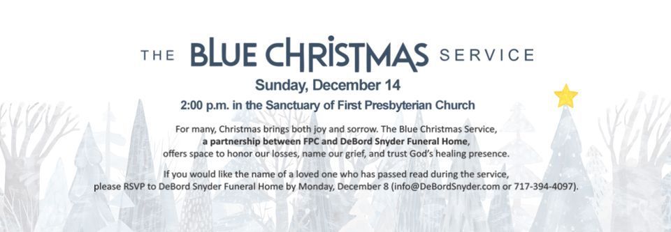 Blue Christmas Service 2025