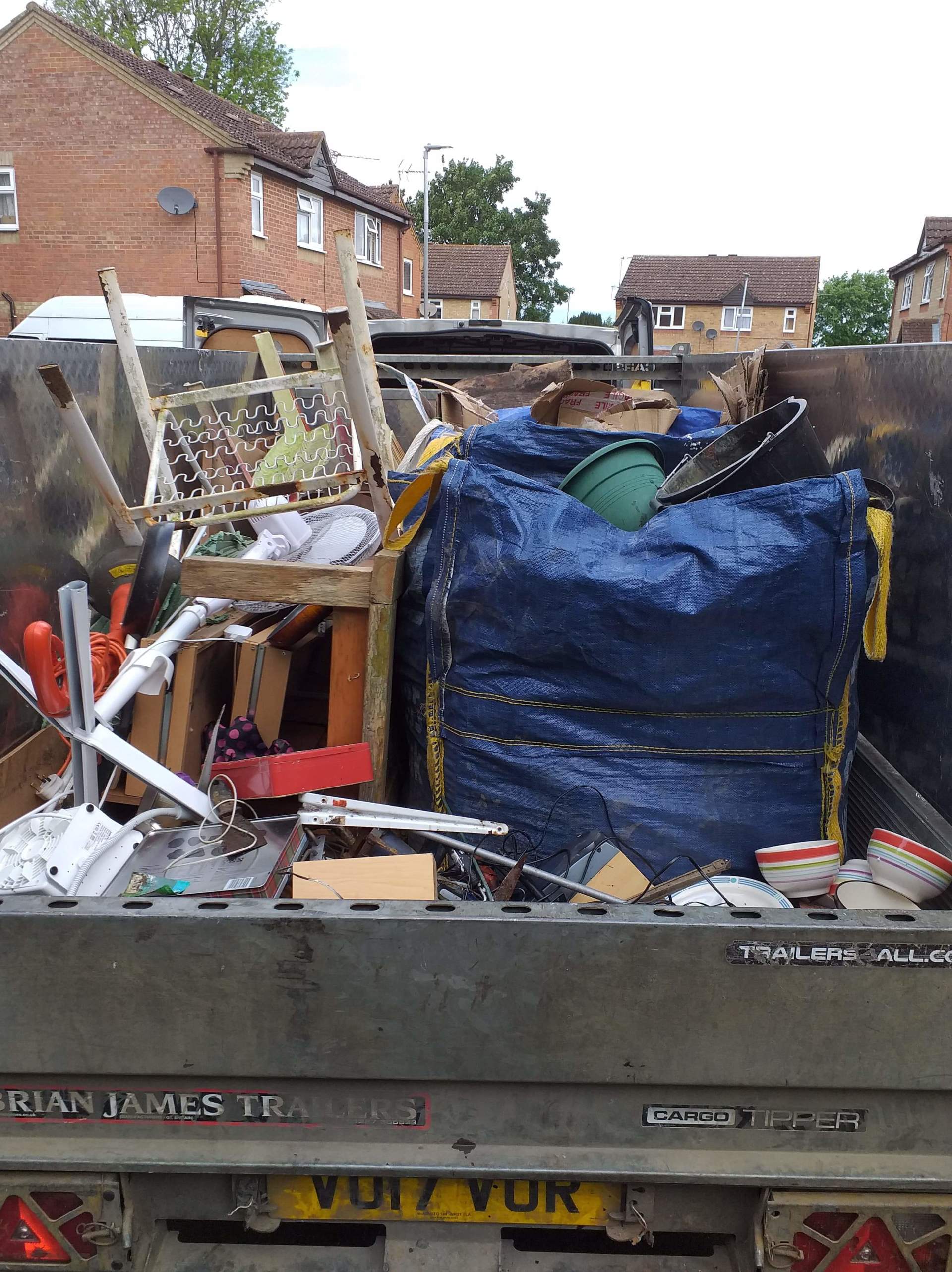 A van load to be recycled