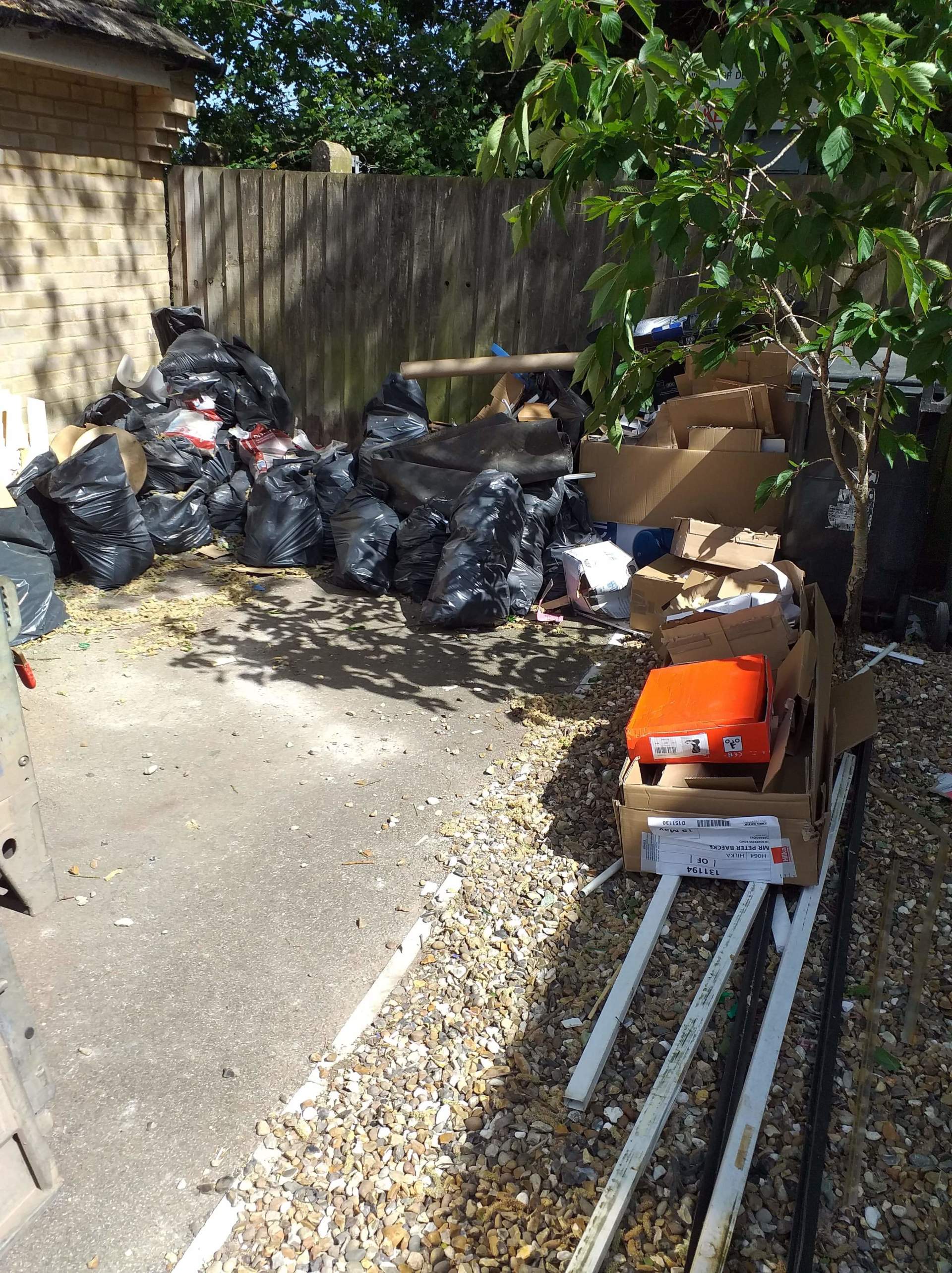 A example of a recent clearance job