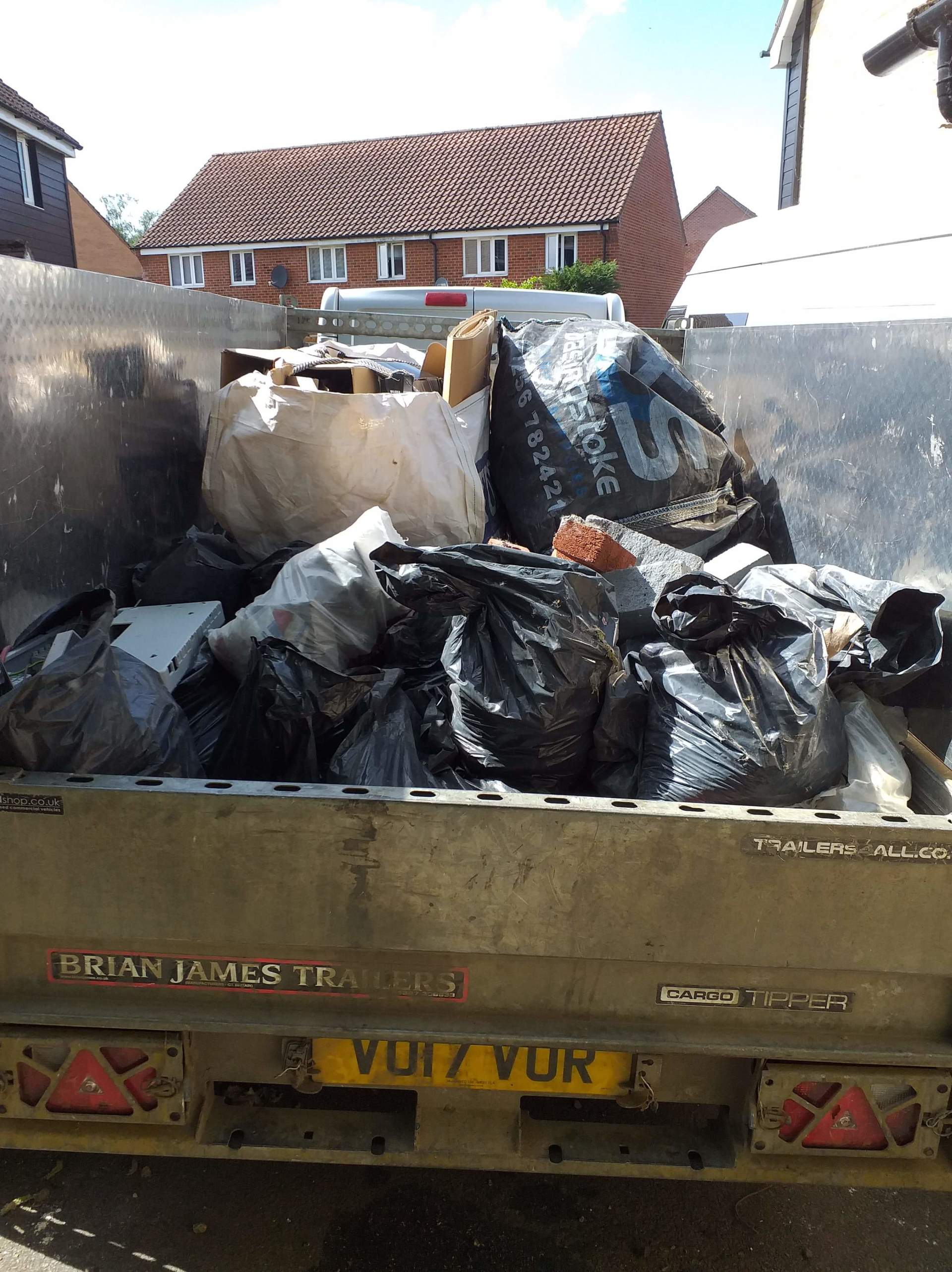 Full van load after a house clearance