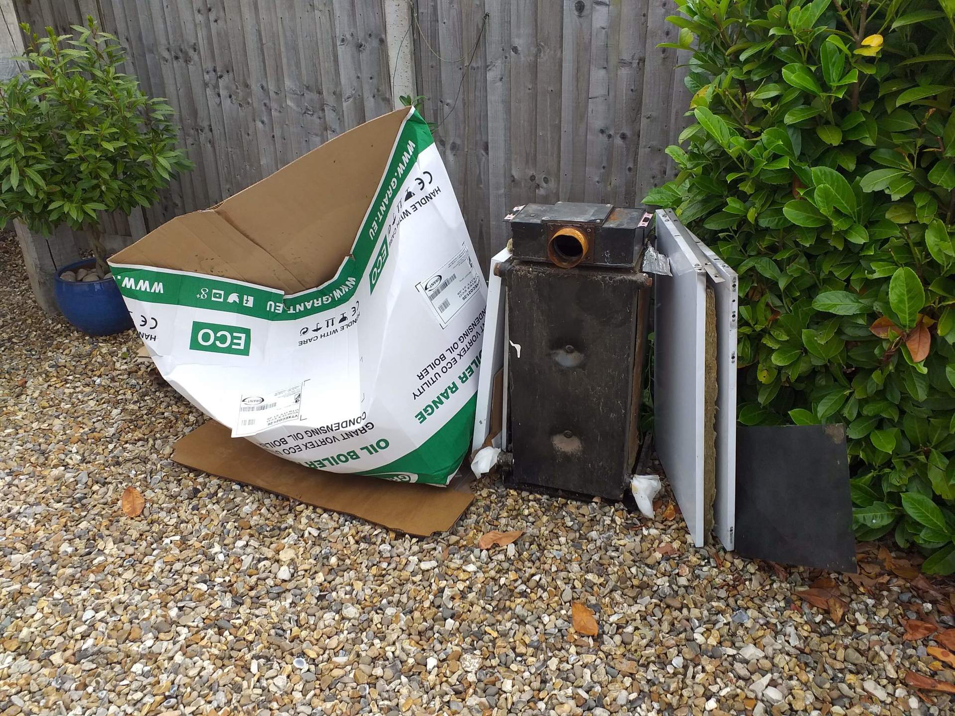 Items out ready for a Free scrap collection service in North Norfolk!