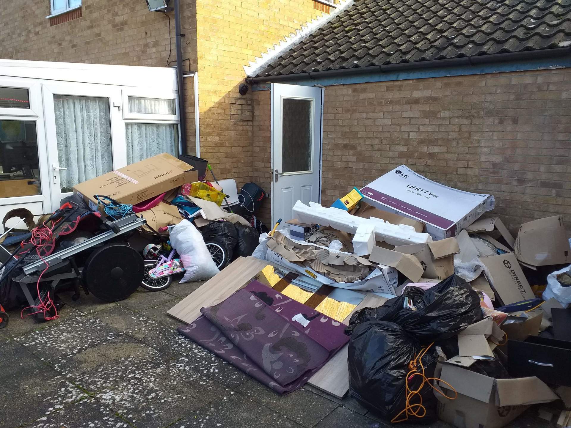 A recent example of a clearance in North Norfolk