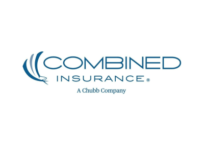 Combined Insurance logo with a blue emblem and text on white background. 