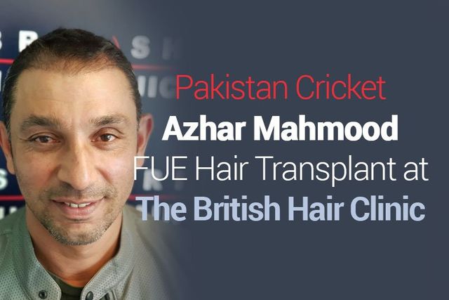 Cricket legend Azhar Mahmood is latest celebrity to undergo a FUE Hair  Transplant at the British