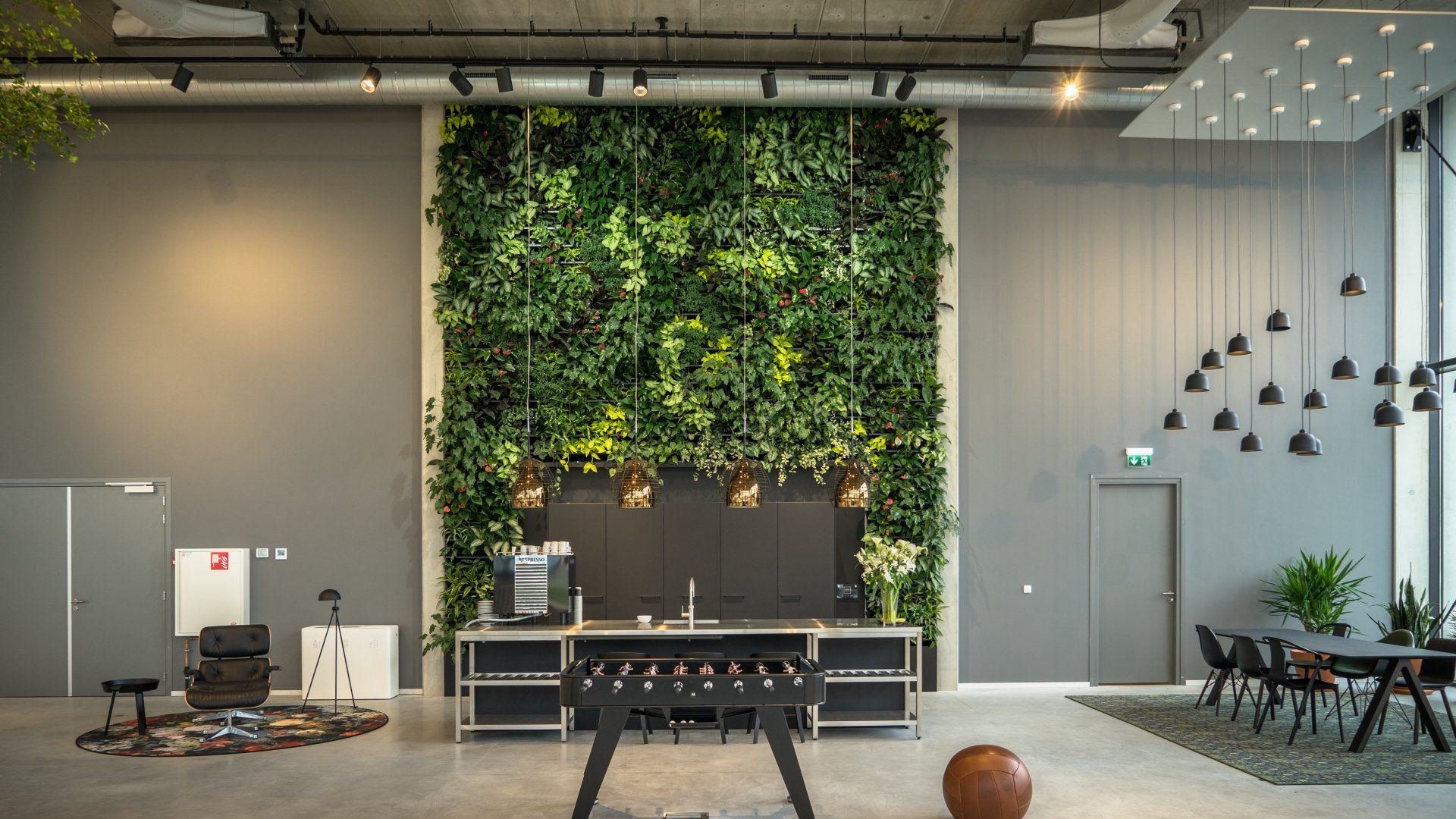 Groene wanden aangelegd door De Klerk