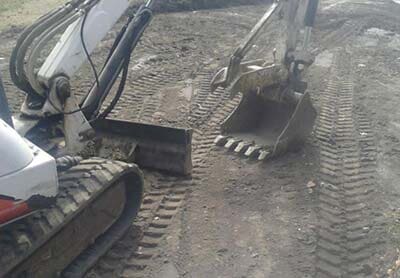 White Excavator — Excavating in Sewel, NJ