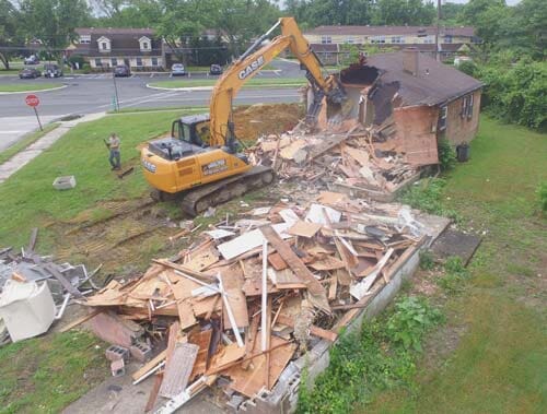Top View Demolishing House — Demolition in Sewel, NJ