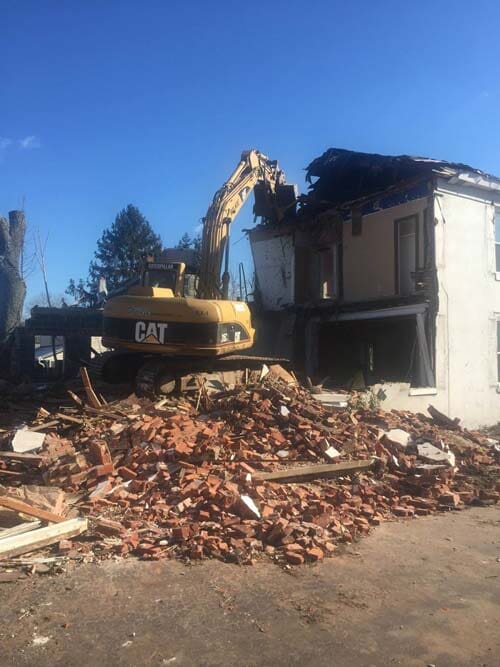 Tearing Down Wood House — Demolish in Sewel, NJ