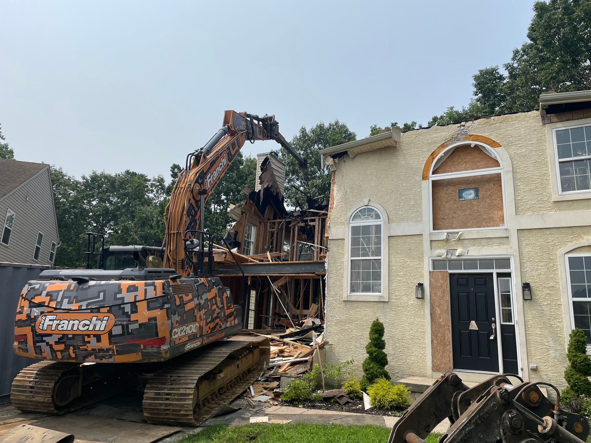 Demolition of House — Sewell, NJ — Mark  Franchi Demolition