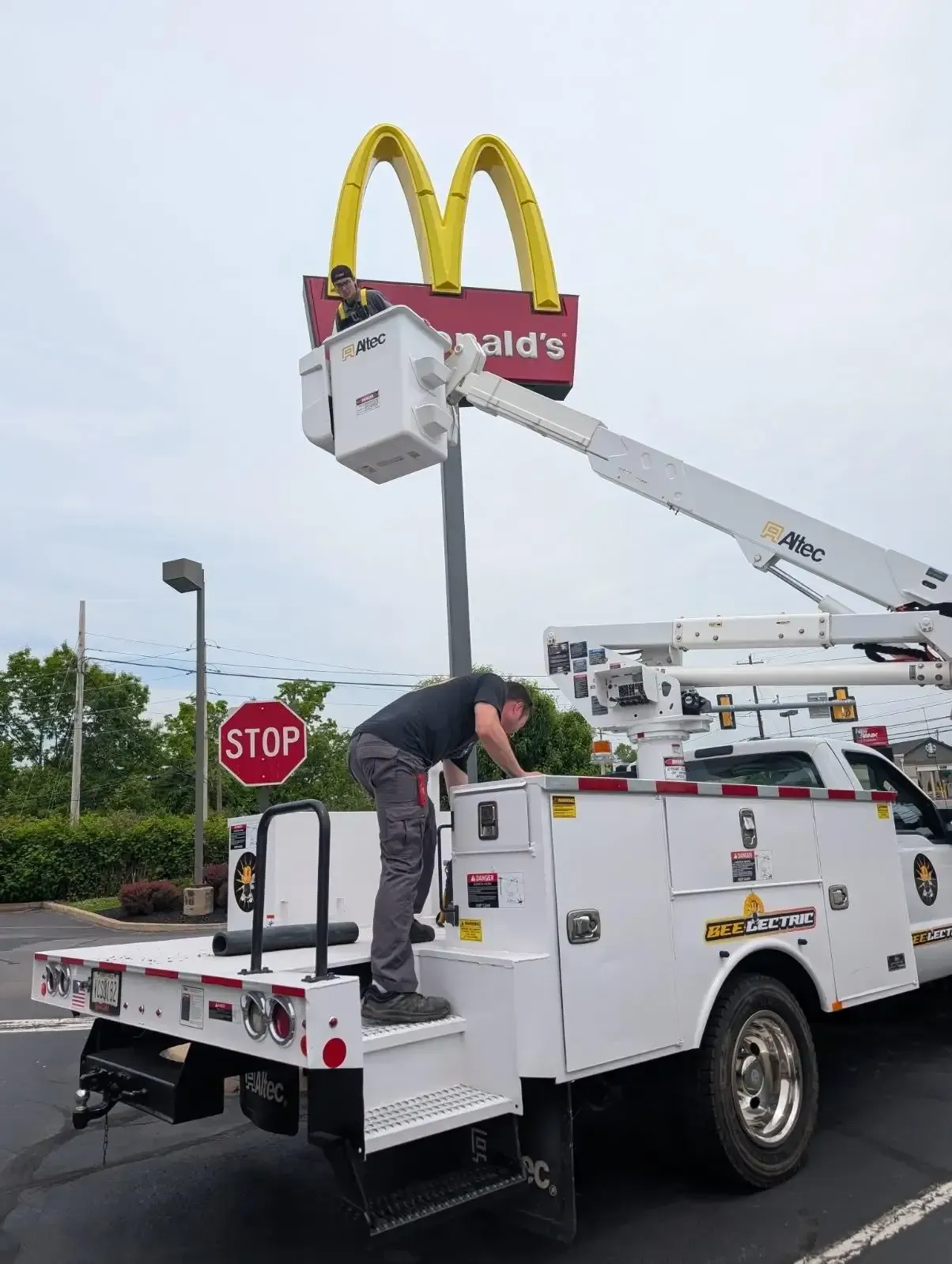 Commercial Sign Maintenance Service for McDonald's