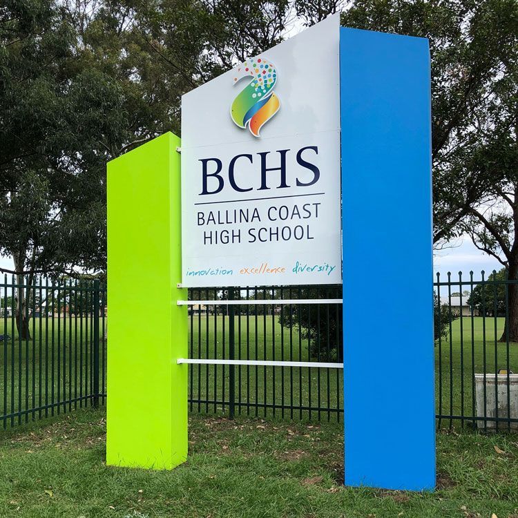 A Colorful Sign for Ballina Coast High School — Sign Media Solutions in Ballina, NSW