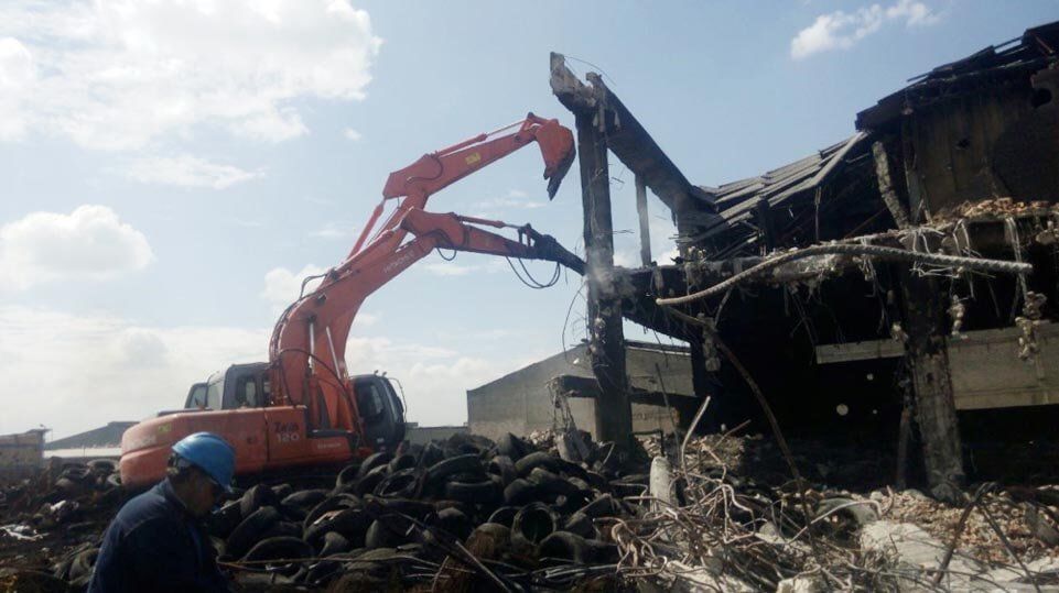 JH Company Services S.A.S. demolición incendio llantas fontibón 1