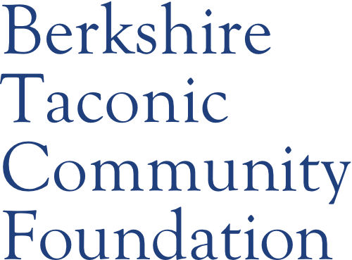 Berkshire Taconic Community Foundation logo in dark blue text.