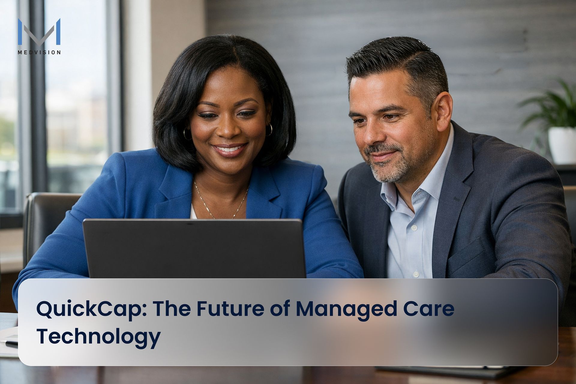 MSO healthcare leaders reviewing value-based care software dashboard for managed care workflow automation