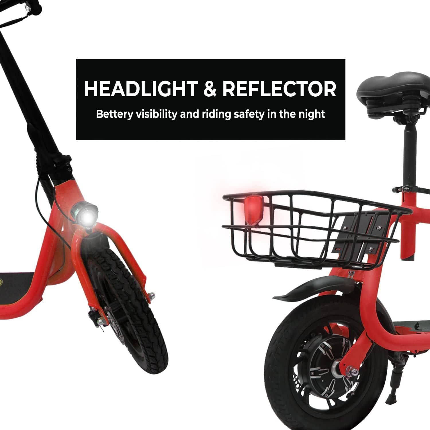 450 COMMUTER ADULT ELECTRIC SCOOTER HEADLIGHT