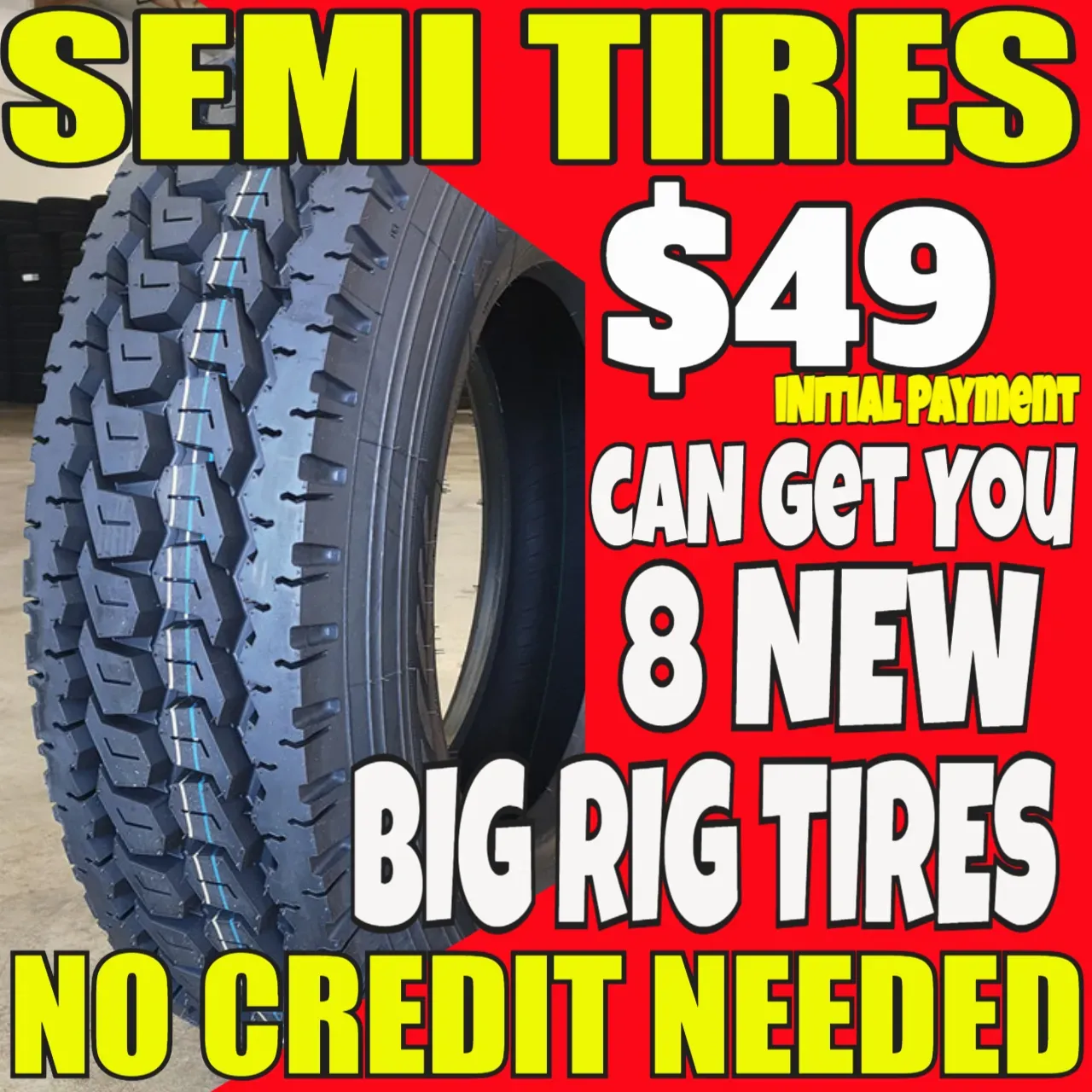 AUGUSTA, GA - COMMERCIAL TIRES. 18-WHEELER HEAVY-DUTY BIG-RIG SEMI TRUCKING TIRES, AUGUSTA, GA - CHEAP SEMI SEMI-TRACTOR-TRAILER AUTO VEHICLE TIRES NO CREDIT TIRE FINANCING