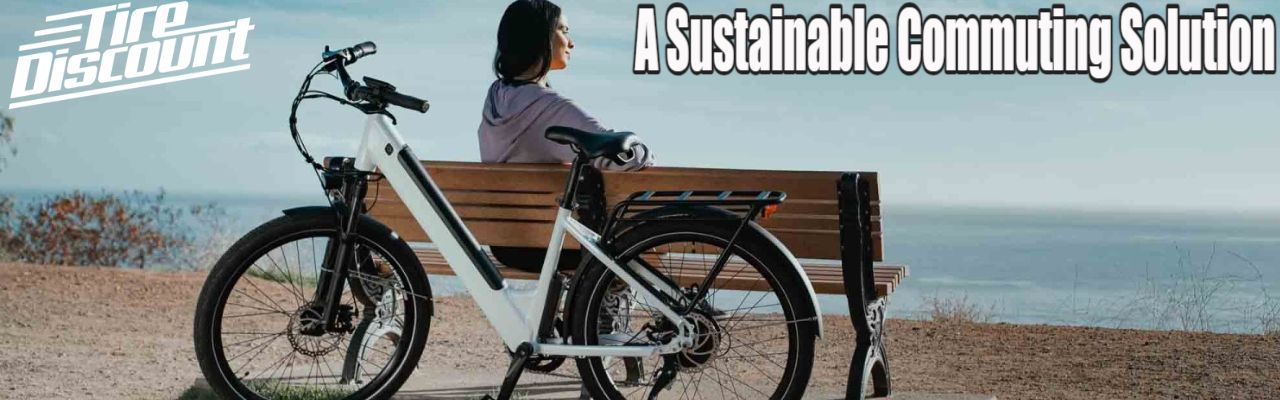 a woman is sitting on a bench next to a bicycle .