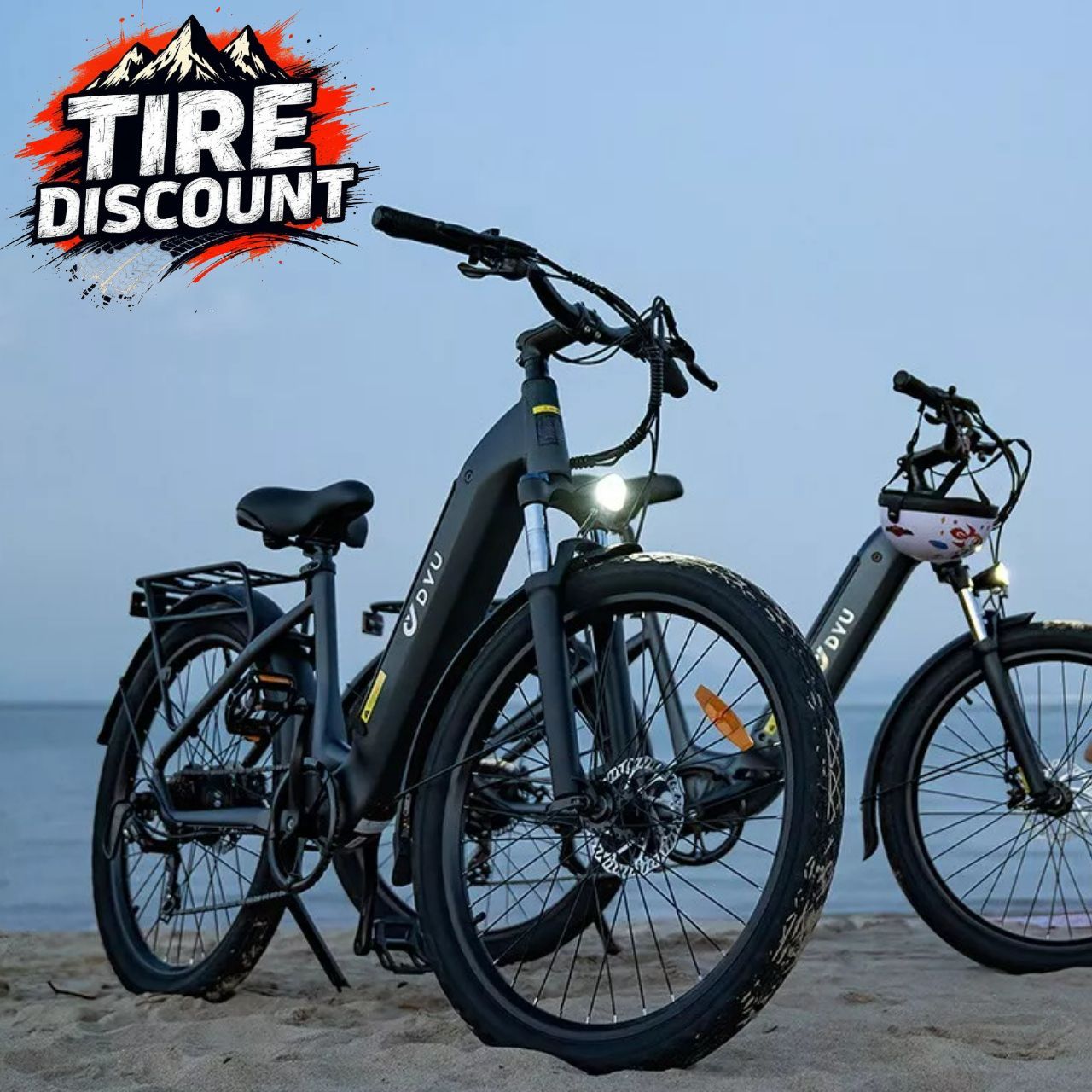 DYU C1 26-Inch City Electric Bike - Available with No Credit Financing at Tire Discount