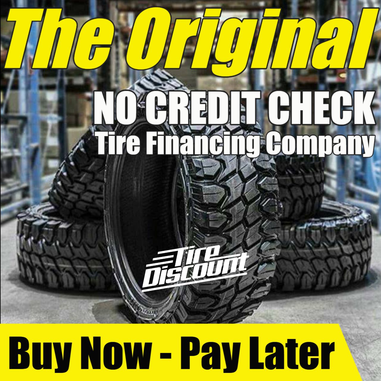 the original no credit check tire financing company buy now pay later