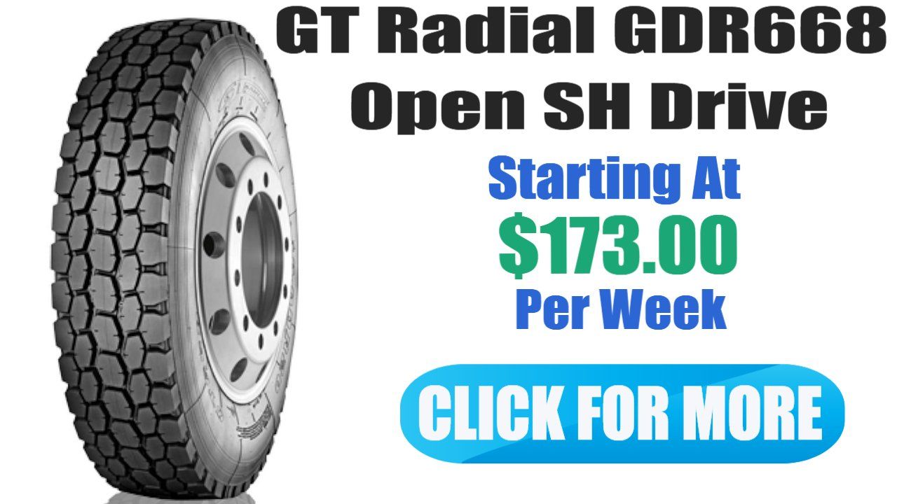Gt radial gdr668 open sh drive starting at $ 173.00 per week click for more