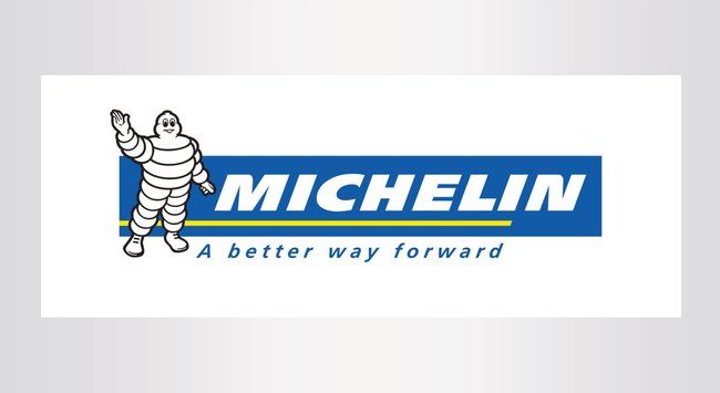 a michelin logo that says a better way forward