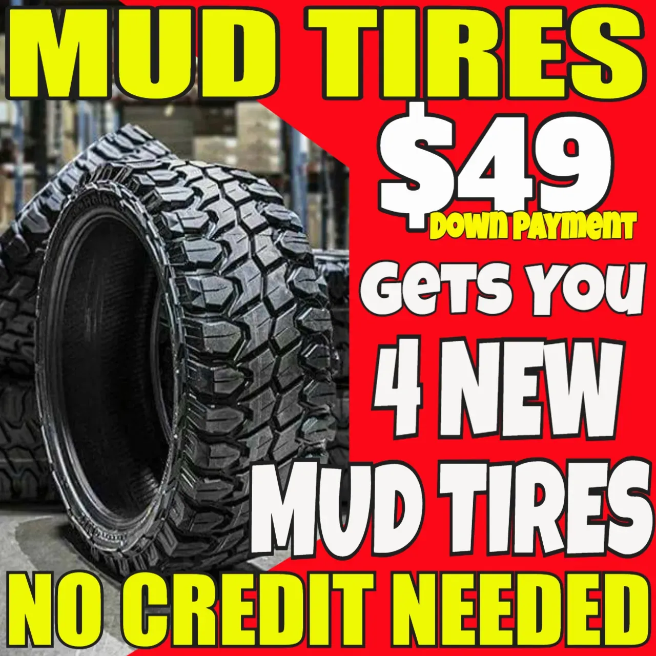 Off-Road Mud Terrain Tires in Dallas, TX. 4X4 tires, Mud-Terrain, MT tire deals at Dallas, TX. Cheap All-Terrain Truck & Jeep auto vehicle tire prices