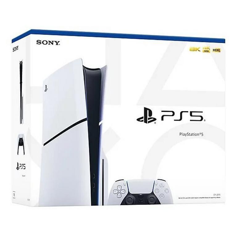 A sony ps5 with a controller in the box