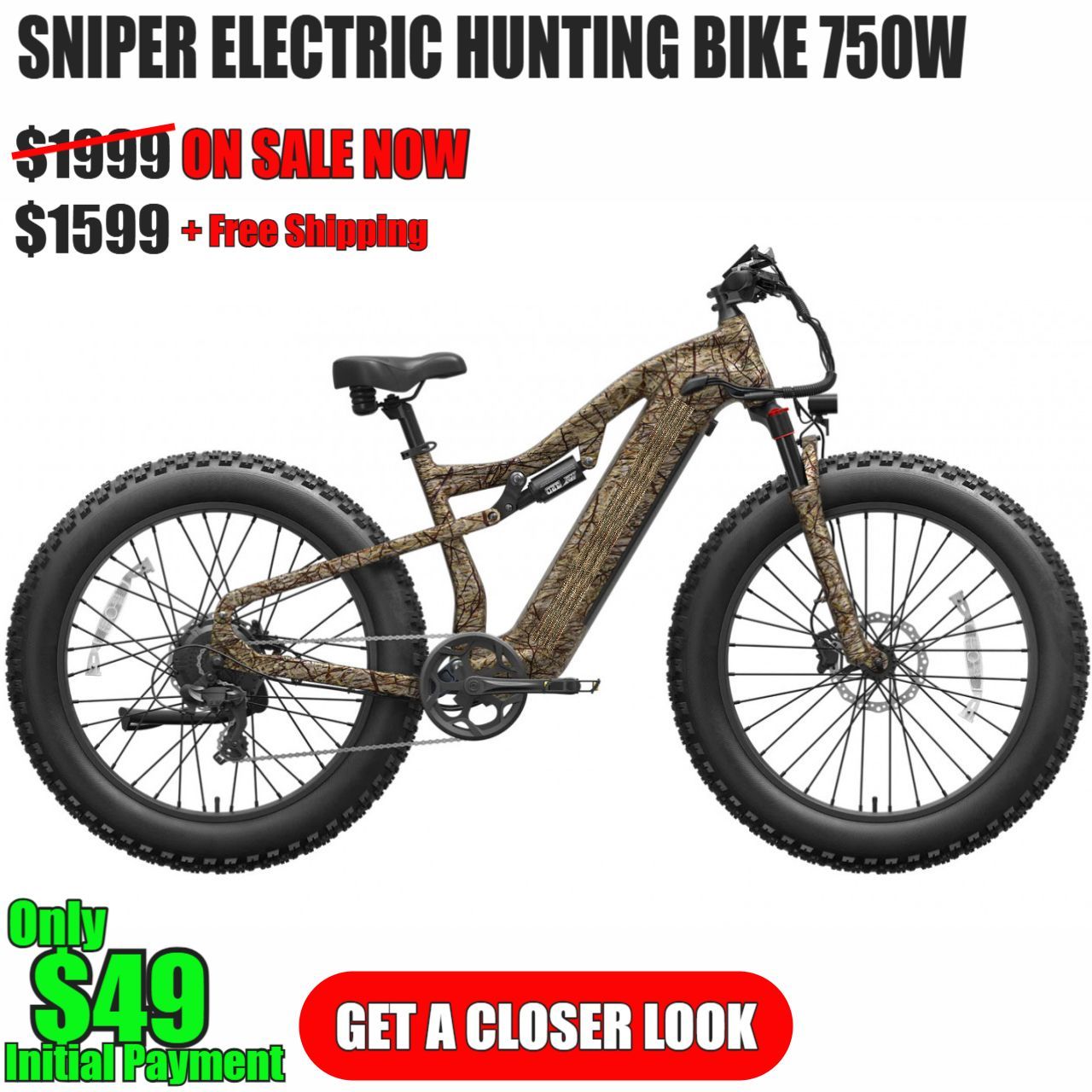 SNIPER ELECTRIC HUNTING BIKE